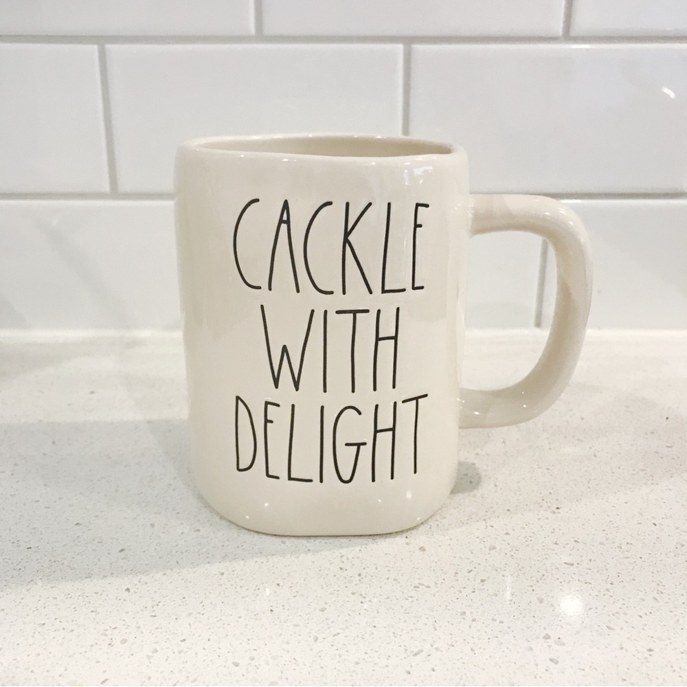 RAE DUNN 🧙‍♀️NEW Cackle With Delight Halloween Mug ☕️